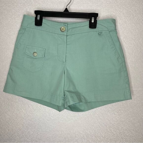 𝅺TRINA Turk Seafoam Green Chino Twill Shirts 4 - Picture 1 of 5